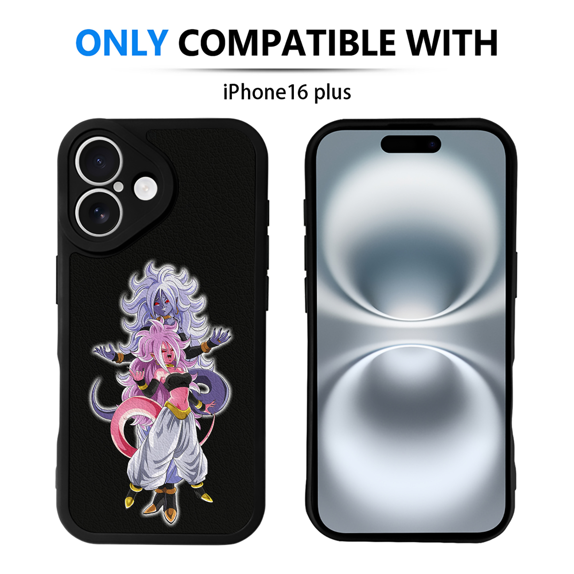 （画像用） ドラゴンボール DRAGON BALL 【iPhone 16シリーズ対応】シリコンスマホケース（レザー調） 材質：シリコン